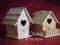 *dekomotyw* Karmnik domek ptaki drewno decoupage