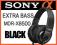 SONY SŁUCHAWSKI MDR-XB500 BLACK MEGABASS wysyłka24