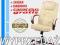 MARKOWY FOTEL BIUROWY SKORA DREWNO + GRATIS |568