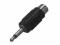 PRZEJŚCIE JACK WTYK 3.5mm mono / GNIAZDO RCA /8850