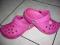**CROCS klapki dla dziewczynki 10/11 roz.27/28**