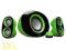 Hama Green Gecko 2.1 Zestaw Głośników zielony GW