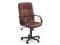 Obrotowy fotel biurowy DENZEL eco skóra brąz TILT