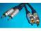 KABEL 2x WTYK RCA -  2x WTYK RCA (CINCH) 1m GOLD