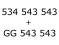 Platynowy numer 534 543 543 + gratis gg 543 543