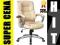 MASYWNY FOTEL BIUROWY OBROTOWY XXL SKÓRA 2 KOLORY