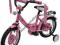 RÓŻOWY ROWER ROWEREK 12" 12 GWARANCJA +LED