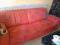 czerwona sofa,skura ekologiczna,bez funkcji spamia