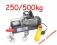 Wciagarka elektryczna 250/500KG 230V EUROTEC 1000W