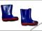 * Świetne niebieskie kaloszki kalosze 22 / 5 *