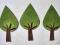 [AsHobby]Scrapki- DRZEWKA   8cm x 4,2cm / 3 sztuki