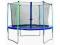 Trampolina (batut) 426cm bezpieczna z siatką wew.