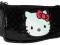Piórnik tuba saszetka HELLO KITTY czarna lakierka