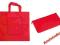 Torba ekologiczna składana czerwona