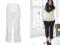 D462/2* ŚLICZNE BIAŁE SPODNIE CIĄŻOWE NA KANT 44