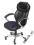 FOTEL BIUROWY OBROTOWY CZARNY SKORA DUZY PROF 1035