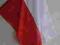 FLAGA POLSKI NOWA 75x100 EURO