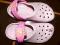 CROCS 33-34 RÓŻOWE SUPER CENA KLAPKI NIEPOWTARZALN