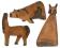 FIGURKA INKASKIE FIGURKI 3senne animals PERU15cm