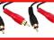 KABEL 2 x RCA ZŁOTE STYKI THOMSON 2m SUPER JAKOŚĆ