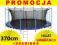 HIT WZMOCNIONA TRAMPOLINA Z SIATKA 370 CM+GRATIS