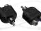 Redukcja  RCA(cinch) wtyk/2xgniazda RCA(cinch)