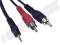 Kabel mini(micro) Jack2.5stero/2xRCA 2.5m prosty