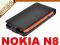 QUALITY LINE BLACK SATINE ETUI DO NOKIA N8 + FOLIA