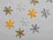 Boże Narodzenie - gwiazdki, śnieżynki - 7 szt