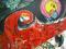 kopia obrazu: Marc Chagall - Czerwone dachy