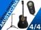 GITARA AKUSTYCZNA 4/4 +STATYW +TUNER JT77 GRATISY