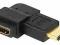 Przejściówka kątowa prawa gn.HDMI - wt.HDMI Lindy