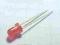 DIODA LED 3mm CZERWONA 2,6V 20mA 5szt.
