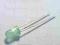 DIODA LED 3mm ZIELONA 2,4V 20mA 5szt.