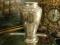 duży wyjątkowo piękny wazon srebrny okazja salon