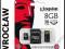 ORYGINAŁ Kingston micro SDHC 8 GB class10 +CZYTNIK