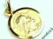 ZŁOTY WISIOREK MEDALIK z PANEM JEZUSEM
