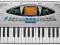 Farfisa SK-500 keyboard zabawka + zasilacz gratis