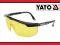Okulary ochronne żółte BHP YATO YT-7362