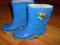 NIEBIESKIE KALOSZKI  FIRMY DEMAR  ROZ.25/26