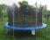 SUPER TRAMPOLINA 312CM PLATINUM + SIATKA