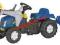 TRAKTOR ROLLY TOYS  NEW HOLLAND PRZYCZEPA  ŁYŻKA