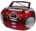 RADIOODTWARZACZ boombox CD mp3 USB wyświetlacz LCD