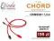 CHORD CRIMSON PLUS INTERKONEKT AUDIO 1,0m + GRATIS