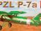 samolot myśliwski PZL P-7a 1/72 -ZTS PLASTYK
