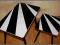 Stoliki dwojaczki _ design 60's _ op art