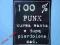 100 % PUNX ... - naszywka,  sitodruk ! punk rock