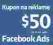 Kupon Facebook 50$ na reklamę (nie Adwords)