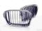 NERKI W GRILL PRZEDNI BMW E39 96-03 WZOR M5 CHROM