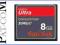 SanDisk karta Compact Flash Ultra 8GB Sklep FV GW